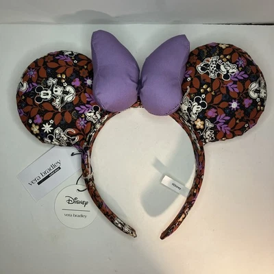 NUEVO CON ETIQUETAS Vera Bradley Disney Orejas Mickey & Minnie’s Dulce Floral Lazo Diadema WDW NUEVO Foto 1 de 4