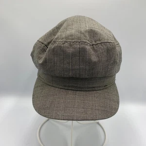 Women's Cabbie Newsboy Plaid Cap Hat - Picture 1 of 5