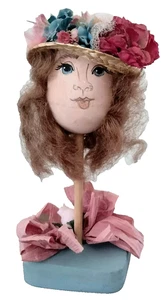 Vintage Miniature Decorative Hat Stand Display - Imagen 1 de 5