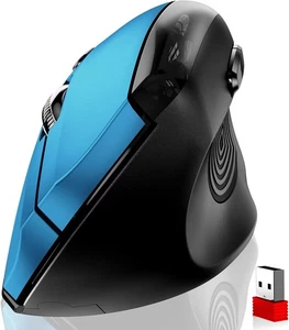 Memzuoix Ergonomische Maus Kabellos, 2.4G Optische Kabellose Mäuse mit 800/1200/1600 - Bild 1 von 3