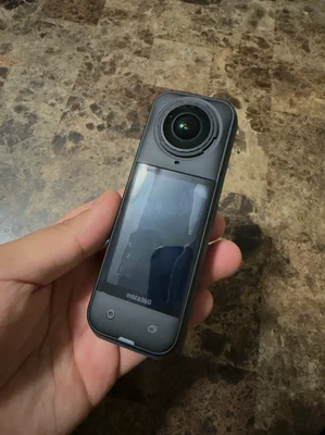 Insta360 X5 8K 360 Cam + 3M Selfie Stick  + Neck Mount + Protective Case - Image 1 of 4