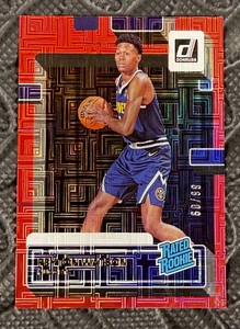 2022-23 Peyton Watson Donruss Rated Rookie Holo Red Laser /99 #230 (RC) Denver - Bild 1 von 3