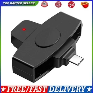 Adaptateur Lecteur Carte Portable SIM IC Lecteur Carte Support pour Windows pour OS - Photo 1/11