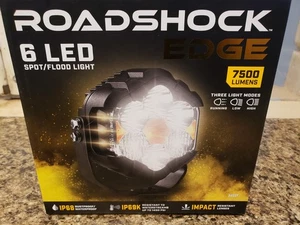 NUEVO Roadshock Edge 6 LED 3" Spot Flood Light 7500 Lúmenes 59237 - Imagen 1 de 14