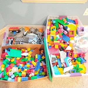Duplo Bausteine Züge Tiere Steine Lokomotiven Gleis Zoo Essen - Bild 1 von 4