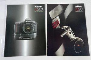 Folleto guía de cámara y lentes Nikon N90s y Nikon N90 folleto lote de 2 - Imagen 1 de 8