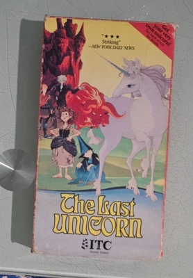 rankin / bass THE LAST UNICORN jeff bridges / mia farrow    VHS VIDEOTAPE itc - Image 1 of 4