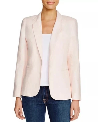 NWT Joie Mehira Blazer Linen Pink Dusty Mink Size 10 Preppy Office Minimalist - Image 1 of 4