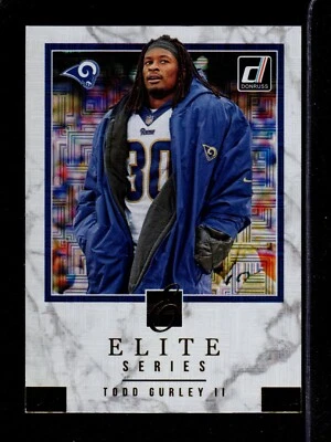2018 Donruss Elite #ES-14 Todd Gurley II Los Angeles Rams Card MINT - Image 1 of 2