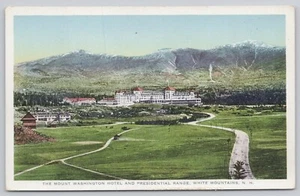 White Border Postcard Mount Washington Hotel White Mountains New Hampshire - Picture 1 of 2