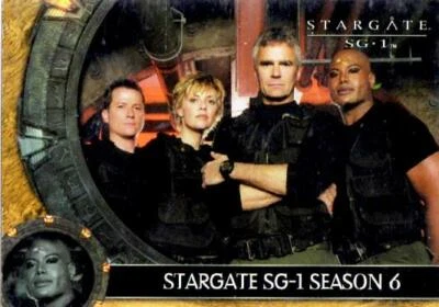 RITTENHOUSE - STARGATE SG-1 SEASON SIX P1 PROMO TRADING INSERT CARD 2004 - Image 1 of 2