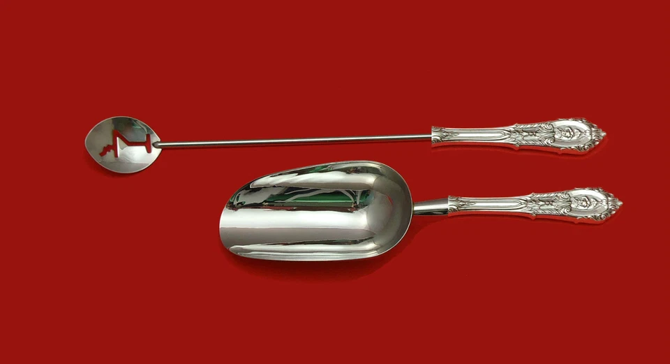 Juego de barras Rose Point de Wallace Sterling 2 piezas HH WS hechas a medida Foto 1 de 1