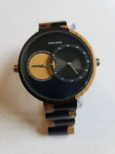 ✅Bobo Bird Wooden Watch 2 Time Zone Read! - Picture 1 of 7