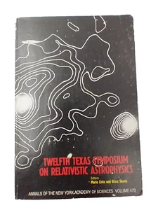 Zwölftes Texas Symposium über relativistische Astrophysik. Mario Livio, Giora Shaviv. - Bild 1 von 24