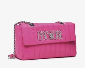 VERSACE JEANS COUTURE Borsa rosa a mano/tracolla PER LADY ANTI dust bag per riporre - Foto 1 di 5