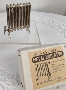 VTG Shackman Mini Doll house "Metal Radiator Hot water Steam 1.3/4"T Accessorie - Picture 1 of 5