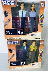 The Office Pez Dispensers Michael Scott & Dwight Schrute New Old Stock - Picture 1 of 5