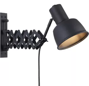 Industrial Plug in Wall Sconces for Bedroom Bedside, Vintage Extended Swing A... - Picture 1 of 7