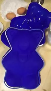 Silikonbackform bär teddybär kuchen backen tier - Bild 1 von 3