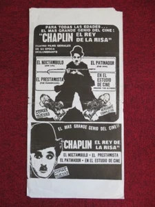 CHARLIE CHAPLIN COMBO POSTER SPANISH MINI (27.5" X 14") POSTER - Bild 1 von 4