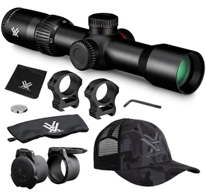 Vortex Optics Crossfire II 2-7x32 Crossbow Scope Kit and Vortex Hat Black Bundle - Picture 1 of 12