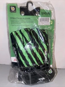 Century Brave Youth Open Palm Glove - Black/Green Size S/M Training Boxing MMA - Picture 1 of 3