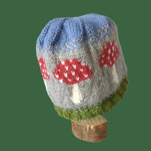 Beanie Hat Knitting Pattern Cosy Magical Mushrooms - Picture 1 of 4