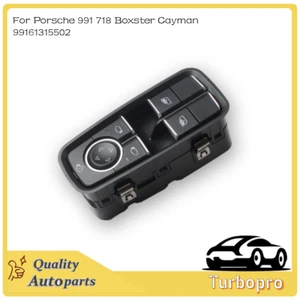 ABS Car Window Control Switch 99161315502DML For Porsche 991 718 Boxster Cayman - Picture 1 of 7