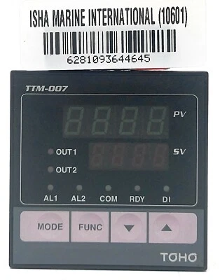 Controlador de temperatura Toho Electronic INC. TTM-007-R-A 100-240VAV 50/60Hz 10VA Foto 1 de 4