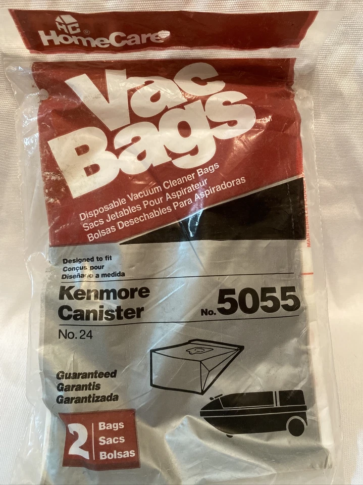1 PACOTE de sacos de vácuo Sears Kenmore vasilha tipo C para 5055.  - Imagem 1 de 2
