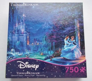 Disney Thomas Kinkade Cinderella Dancing in the Starlight 750 Piece Puzzle NIB - Picture 1 of 5