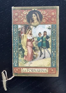 1947 La Fornarina calendarietto barbiere calendario Raffaello musa pittore - Imagen 1 de 4