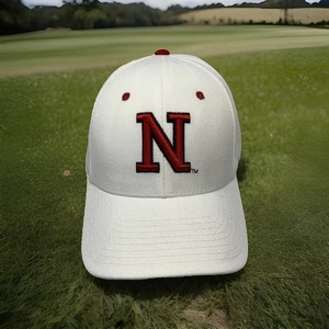 Size 7.5 Hat Nebraska State Cornhuskers White Zepher - Picture 1 of 13