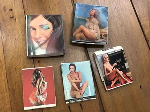 VINTAGE Lady Matchboxes - Lot of 5 - Hologram - Bild 1 von 3
