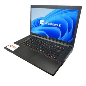 Fujitsu A553 15.6" Celeron 4GB 128GB SSD Win11 Pro Office 2019 WiFi Mouse Japan - Picture 1 of 4