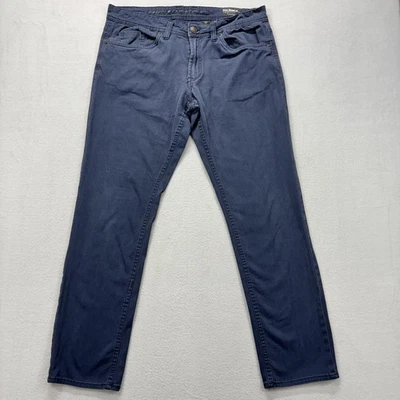 Pantalones de mezclilla Buffalo David Bitton Evan-x para hombre 34x31 azules ajustados rectos elásticos Foto 1 de 4