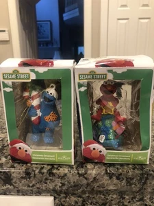 Sesamstraße Kurt S Adler Krümelmonster & Tickle Me Elmo Weihnachtsschmuck - Bild 1 von 15