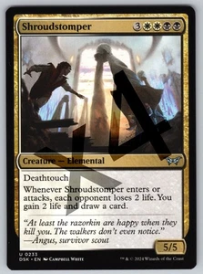 x4 Shroudstomper U Duskmourn: House of Horror 233 NM Creature — Elemental Normal - Picture 1 of 2