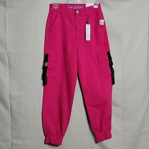 V.I.P. Jeans Girls' Cargo Strap Pants Size 5/6 Pink Color - Picture 1 of 7