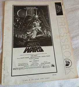 Libro de prensa Star Wars 1977 - 20 páginas en total, 16A y 16B hacen 20 - Imagen 1 de 2