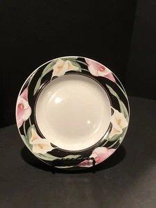 Tienshan Stoneware #2232 CALLA LILIES 7 7/8” Salad Plate - Picture 1 of 6