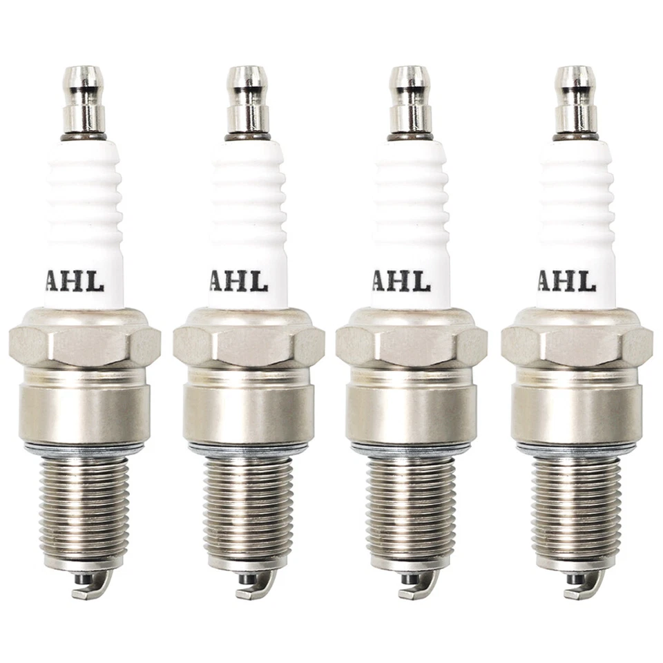 4X Spark Plug for BR8ES BR9ES Harley Electra Glide Honda CR250R Suzuki RM80 RM85 - Imagem 1 de 4