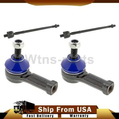 4x Tie Rod Ends Front Inner Outer For Hyundai Santa Fe 2001-2006 - Изображение 1 из 4