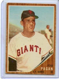 1962 Topps Jose Pagan San Francisco Giants #565 HI 💥💥🎆 GVG - Bild 1 von 2