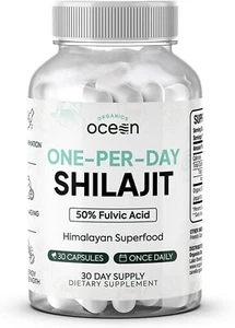 Organics Ocean( One-Per-Day Shilajit for Men and Women - Natural Shilajit BEST) - Picture 1 of 6