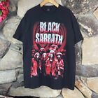 Vintage 2000s Black Sabbath Size Large T Shirt Cotton Tees Concert Band