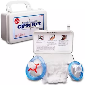 NOVAMEDIC First Aid CPR Mask Kit for Adult, Child and Infant, 8.3”x5”x”3.1”, ... - Picture 1 of 6