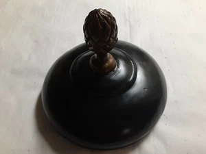 Interno casa fai da te ghianda bronzo dorato superiore nero asta filettata 9" - Foto 1 di 12