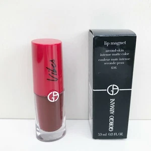 Giorgio Armani Lip Magnet Matte Liquid Lipstick, #606 Burgundy, VIBES COLLECTION - Picture 1 of 4