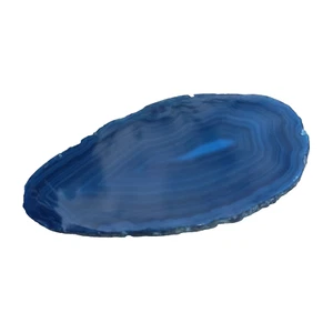 Disco de ágata azul disco ágata azul jardín zen n.º Q ágata sensibilidad - Imagen 1 de 4